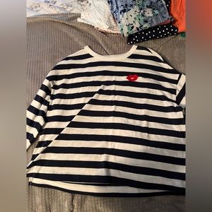 Long sleeve striped old navy shirt